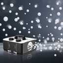 Fog Machine, No Spill Fog Bubble Machine, Portable Smoke Bubble Machine, Bubble Fogger, Bubble Fog Combo Machine for Indoor Outdoor Party Wedding Birthday Photograph Christmas Halloween (Two-tone)