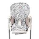 Nuby Baby High Chair Cover Protects from Spills and Crumbs, Water Resistant for Easy Cleanup,  Brush Strokes Print