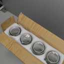 NETANY Set of 4 Glass Carafe with Lid, 1 Liter Beverage Serveware Carafe, Clear Glass Pitcher for Mimosa Bar, Brunch, Cold Water, Juice, Milk, Iced Tea, Lemonade