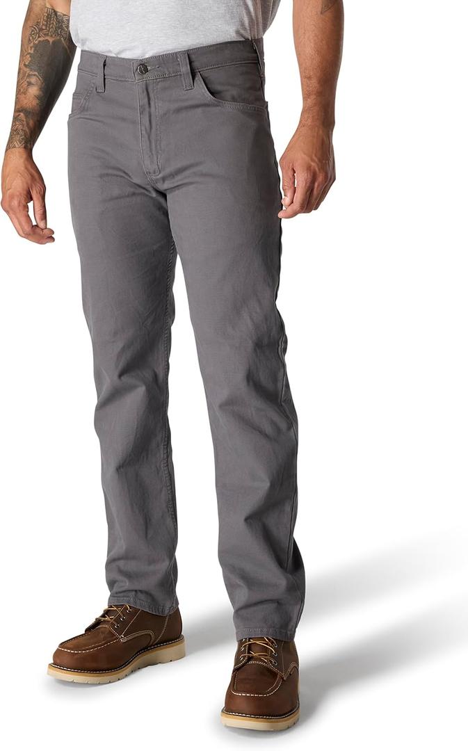 Carhartt Mens Rugged Flex Relaxed Fit Heavyweight 5-Pocket Jean (31W x 32L, Gravel)
