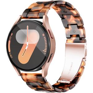 YGTIECS Compatible with Samsung Galaxy Watch 7/6/5/4 40mm 44mm/ 5 Pro 45mm/ Watch 6/4 Classic 43mm 47mm 42mm 46mm/ Active 2 44mm 40mm, 20mm Soft Resin Replacement Samsung Watch Bands