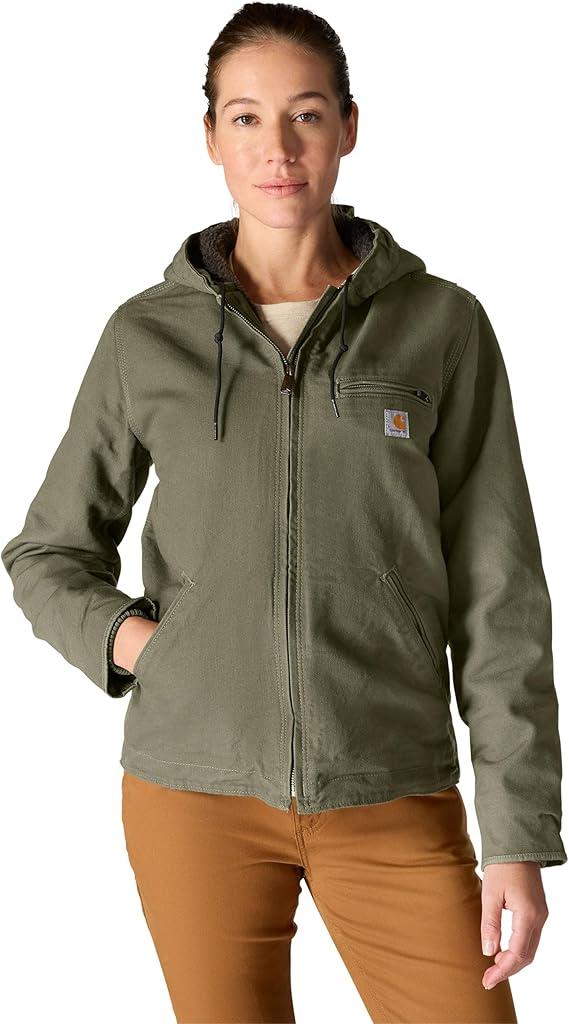 Carhartt Women's Iconic Washed Duck Sierra Jacket, Size Medium