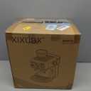 XIXUBX Espresso Machine with Grinder, PID & Programmable Settings, Black
