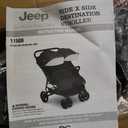Jeep Destination Ultralight Side x Side Double Stroller, Midnight