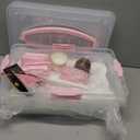 ARC 3-tiers Cupcake Carrier (Pink) - Cupcake Holder and Cake Transport Container that Holds up to 36 Cupcakes or 3 Large Cakes - BPA-Free, Great for Parties & Festivals