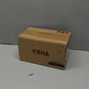 KSIIA Washable Dog Bed Deluxe Plush Dog Crate Beds Comfy Kennel Pad Anti-Slip Pet Sleeping Mat for Large, Jumbo, Medium, Small Dogs Breeds, 23" x 18", Gray