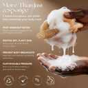 CORATED African Net Sponge Authentic, Shower Loofah Exfoliating Bath Sponge, Body Scrubber for Women and Men Daily Use Body Care, Travel Portable Bath Accessories Spa Gifts