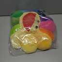 Flower Pillow,Colorful Flower Shaped Throw Pillow,Smiley Face Floor Cushions,Cute Sunflower Plush Pillows,Cute Plushie Room Decor,Decorative Pillows for Bed,Couch,Sofa,Car (Colorful,15.7In) (Colour)