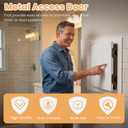 Access Doors Panel 18 x 18 inch Aluminum Alloy Access Door for Drywall Panel for Wall and Ceiling Electrical and Plumbing (White, 18 x 18 inch)