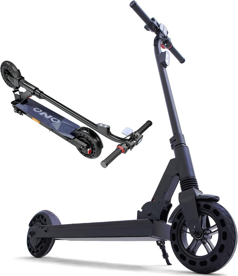 Electric Scooter for Big Kids/Teens - 250W Motor, 15.5 mph Top Speed, Rear Foot Brake, Folding E-Scooter for Riders up to 220 lbs, UL-2272 Certified