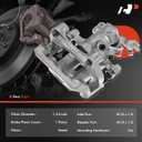 A-Premium Disc Brake Caliper Assembly with Bracket Compatible with Ford, Lincoln, Mazda and Mercury Models - Fusion 2006-2012, 6 2006-2013, Zephyr 2006, MKZ 2007-2012, Milan - Rear Right Passenger