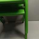 Flash Furniture Green Plastic Stackable School Chair with 15.5'' Seat Height