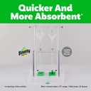Bounty Paper Towels Quick Size, White, 2 Family Triple Rolls = 6+ Regular Rolls