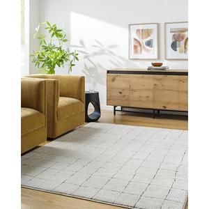 Livabliss x Our PNW Home Cascade Minimalist Area Rug, 5'3" x 7', Ivory