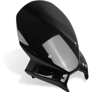 Motorcycle Windscreen Windshield Replacement for Yamaha MT-09 MT09 MT 09 SP 2024 2025 PC Windscreen Double Bubble (Black)