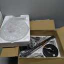 Passky Ceiling Fans with Lights, 52 inch Sleek Ceiling Fan with Light and Remote Control, 3CCT, Dimmable, Reversible, Noiseless, Black Ceiling Fan for Bedroom, Living Room