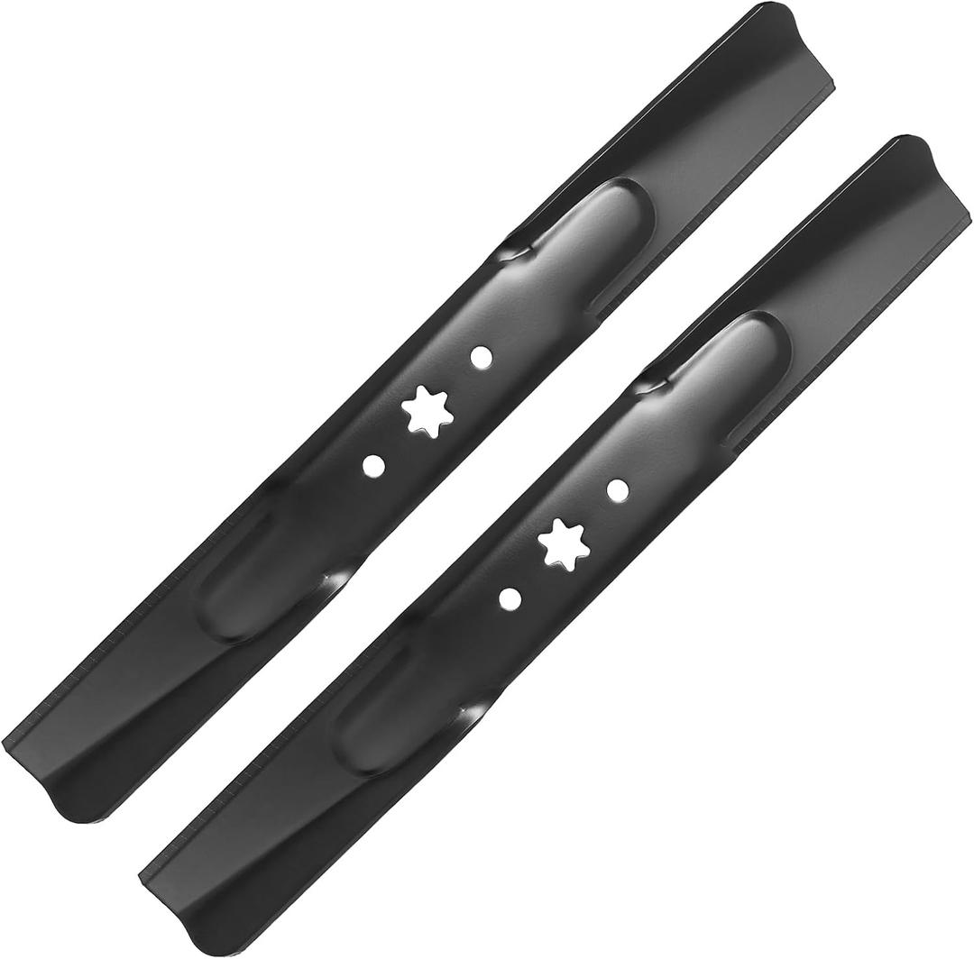 742-04308 Mower Blades Fit for Cub-Cadet Troy Bilt 42" Deck, 942-04308A Blades for Cub Cad et XT1-LT42 XT2-LX42 Riding Mower, Craftsman LT1500 42" Lawn Tractor, 2 Pack (21-1/4"(High Lift Blades))