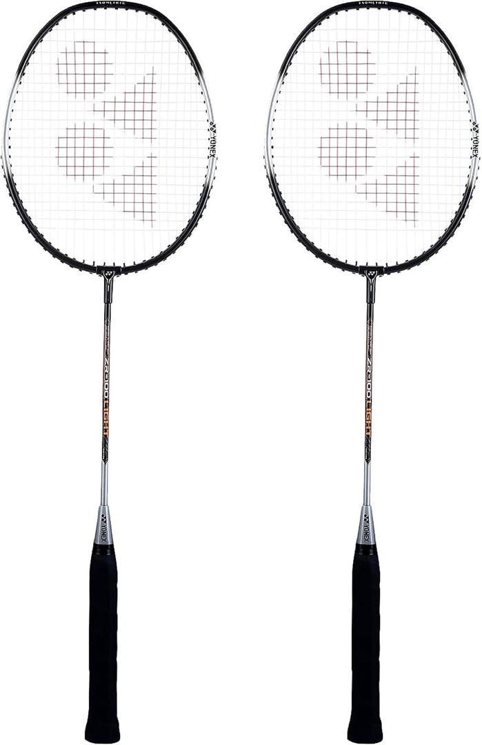 YONEX ZR 100 Light Aluminum Blend Badminton Racquet with Full Cover, Set of 2