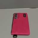 Money Bag with Lock, Aerthezu Cash Locking Bags with Zipper, Travel Safe Lockable Bank Bag, Pink