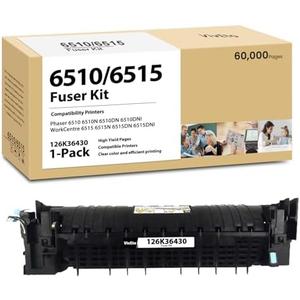 Phaser 6510 Workcentre 6515 Fuser Unit 126K36430 Replacement for Xerox 6510 6515 Fuser Kit Remanufactured for Phaser 6510 6510N 6510DN 6510DNI WorkCentre 6515 6515N Printers, 1-Pack 6510 Fuser (110V)