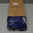 Moucuny 75 Pcs Christmas Glitter Picks Artificial Christmas Tree Picks and Sprays for Tree 5 Styles Berries Stems Cedar Bay Leaves Fern Pine Branches for Vase Fillers Wreath Garland (Blue)