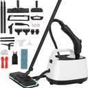 Steam Cleaner with 25 Accessories for Home, Heavy Duty Powerful Multipurpose Steamer for Cleaning, Household Neat Steam Cleaner for Multi-Surface Floors,Car,Grout,Tile, Grout and Car Cleaning (White)