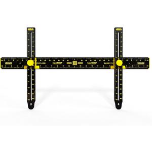 Hang It Perfect Picture Hanging Tool, Mirror Hanging Hardware, Adjustable, Metal, Black, 24"