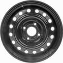 Dorman 939-112 Wheel Compatible with Select Nissan Models, Black, Stock