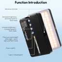 Selfie Light, Portable Phone Light for Video Recording, 90LED Rechargeable Adjusted 3 Light Modes Ring Light Clip for iPhone, Android, Phone, IPad, Laptop, Camera, TikTok, Makeup, Live Stream, Selfie