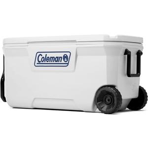 Coleman Marine Cooler with Fully Insulated UV Guard Lid & Body, Keeps Ice for 3+ Days, Great for Boating & Fishing, 52qt/100qt Wheeled/120qt Options
