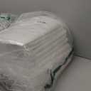 10 Pack White Round Tablecloths, 120 Inch Stain Resistant and Wrinkle Polyester Fabric Washable Table Clothes Cover for Kitchen Dining, Wedding, Reception Banquet, Birthday Party, Buffet Restaurant