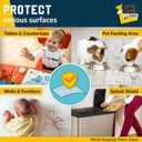 Self-Adhesive Clear Laminating Roll 12 x 30ft - 2 Pack Glossy Laminating Film 3 MIL Roll - Ideal for Crafting, Document, Stickers