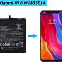BM3E Replacement Battery Compatible with MI 8 mi8 M1803E1A with Toolkit