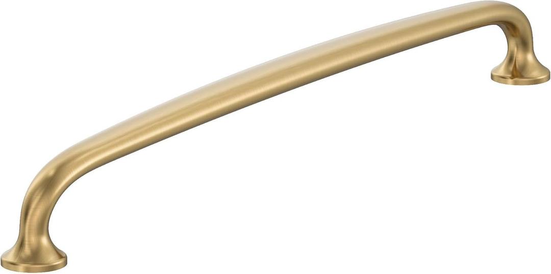Amerock BP54056CZ | Champagne Bronze Appliance Pull | 18 inch (457 mm) Center to Center Cabinet Handle | Renown | Furniture Hardware