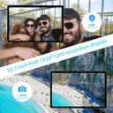 kinstone Android 12 Tablet with 128GB ROM+6GB RAM+1TB Extension, 10.1 Inch Tablet with Octa-Core, 1920x1200 FHD IPS Screen, 13+5MP Dual Camera, 6000 mAh Battery, 5G WiFi, Bluetooth 5.0