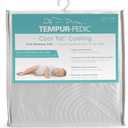 Tempur-Pedic Cool Tot Cooling Fitted Waterproof Infant and Baby Crib Mattress Protector Pad & Toddler Bed Cover, Comfortable and Luxurious Topper, Machine Washable and Dryer Friendly, 52 x 28- White (Crib (Pack of 1)