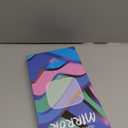 Famihomii Hand Mirror with 3 Light Color & Dimmable, Lighted Handheld Mirror, Lightweight & Durable, Portable & Hangable for Makeup Application, Hair Styling, Shaving, Battery Operated