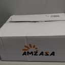 AMZASA Crystal Gold Chandelier, Glass Crystal Hanging Pendant Lighting, 5 Light French Country Gold Crystals Chandelier for Ceiling Medallions,Wedding,Dining,Kitchen, Foyer,Dia 20'' Golden