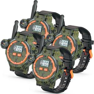 Rechargeable Walkie Talkies for Kids Radio Walky Talky with Flashlight Children Outdoor Game Interphone Gifts for Boy and Girl (4)