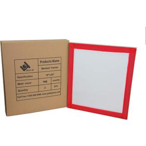 18 x 20 Inch Pre-Stretched Aluminum Silk Screen Printing Frames with 160 White Mesh (2 Pack Screens)