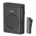 Jkoailiwi Voice Amplifier Wireless Microphone, Portable Bluetooth Voice Amplifier with Lapel Mic for Classroom, Portable Speaker PA System for Teachers/Elderly/Yoga/Meetings/Speeches/Tours Guide