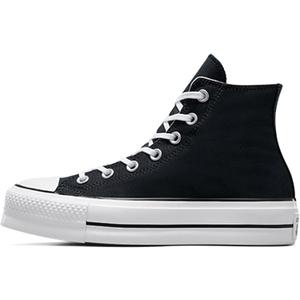 Converse Chuck Taylor All Star Lift Women's Lace Up Canvas Sneaker (10.5, Black/White/White)