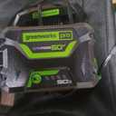 Greenworks 60V 21" Brushless (Push) Cordless Lawn Mower, 5.0Ah Battery (1/2 Acre, Rapid Charger, 4-in-1, LED Lights, IPX4)