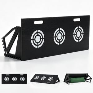 Soccer Rebounder Board Upgraded Portable Soccer Wall with 3 Target