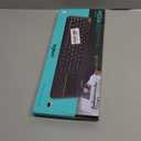 Logitech K400 Plus Wireless Touch TV Keyboard With Easy Media Control and Built-in Touchpad, HTPC Keyboard for PC-connected TV, Windows, Android, ChromeOS, Laptop, Tablet - Black