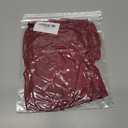 Avidlove Women Ruffle Skirt Ruched Waist Short Skirts Sexy Glitter Skirt Mini Lingerie Skirts (XX-Large Short, Dark Red)