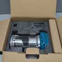 Cordless Compact Wood Router for Makita 18V Battery(Bare Tool), Carving 1/4" Collet Brushless Palm Router 28000RPM 6-Speeds Fixed Base Trim Router with Edge & Roller Guide, Dust Hood