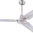 Westinghouse 7238100 Jax, Modern Industrial Style Ceiling Fan with Remote Control, 56 Inch, Brushed Nickel Finish