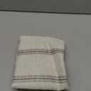 DriftAway Farmhouse Linen Lined Valance Double Layer Thermal Insulated Room Darkening Blackout Window Valances 3 Inch Rod Pocket Vertical Striped Kitchen Valance for Bathroom Single 52 x 14 Inch Gray