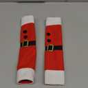 DAYLIPILLOW Christmas Santa Claus Refrigerator Door Handle Covers,Keep Your Kitchen Appliance Clean from Smudges, Fingertips, Drips, Food Stains, Perfect for Dishwashers